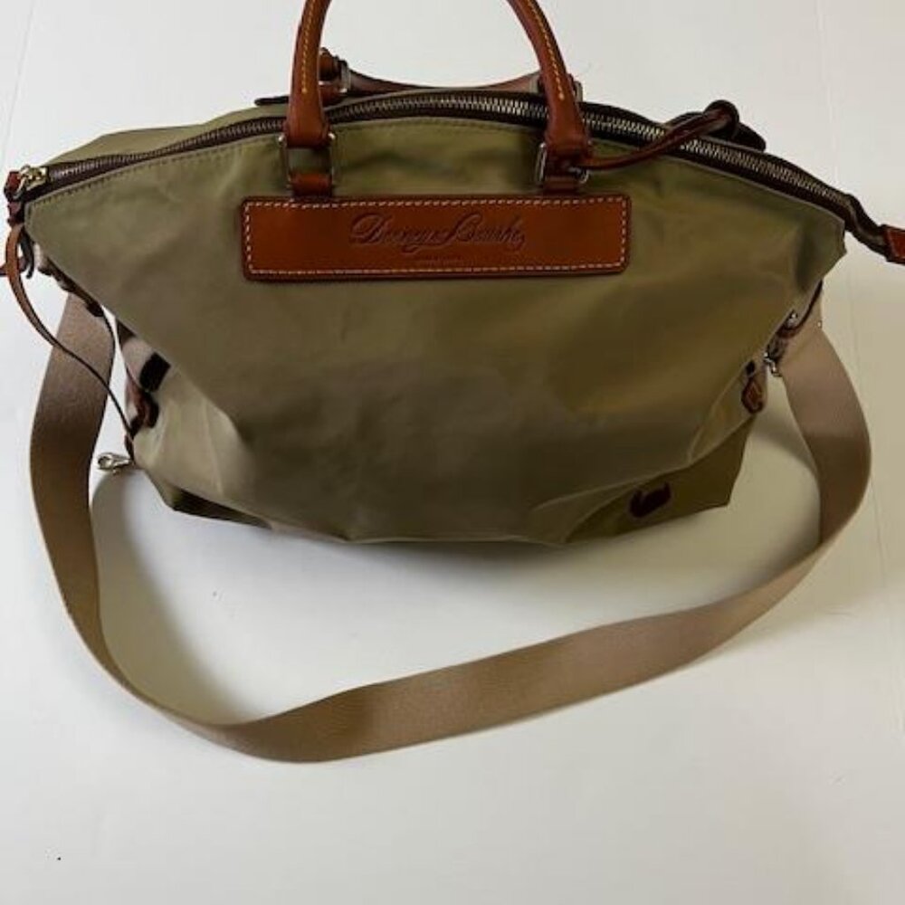 Dooney and Burke  Nylon  Satchelwith handles and shoulder strap